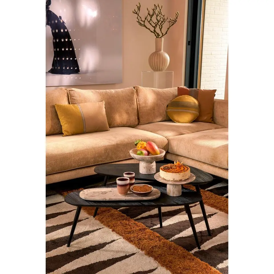Mica Decorations Holm Vaas - H42 x Ø27,5 cm - Keramiek - Crème