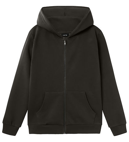 LMTD Cardigan m. H?tte - Noos - NlnNizu - Sort