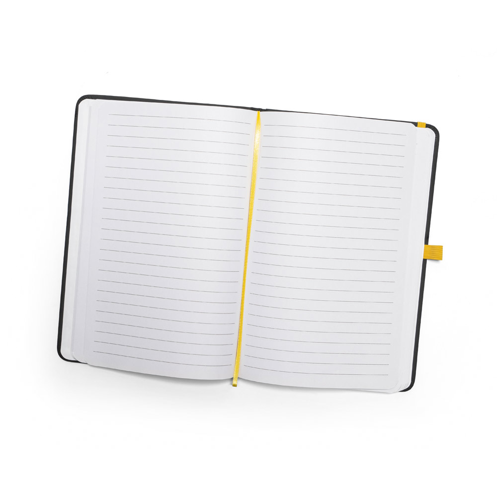 hi!dea 93717 - Bloc notes A5 en PU avec pages lignées