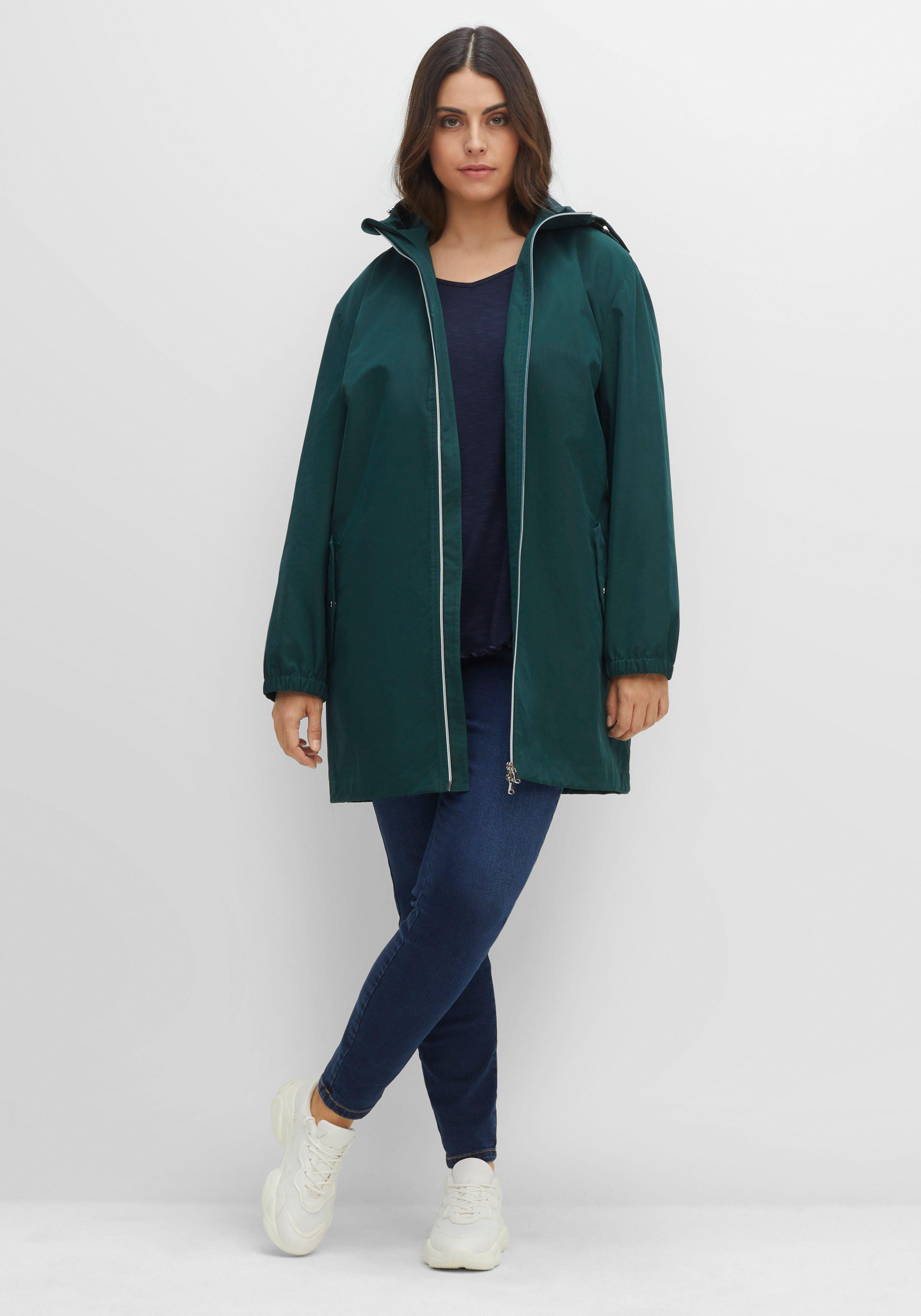 Outdoorjacke mit Kapuze, im Oversized-Schnitt