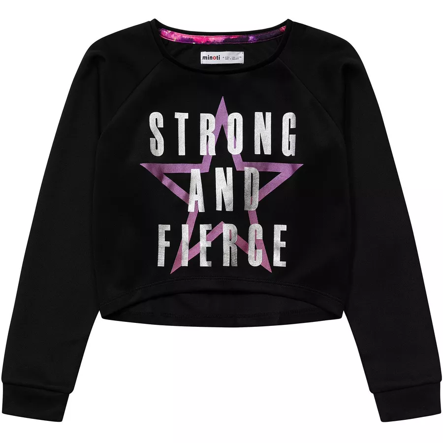 MINOTI Crop-Top Schwarz