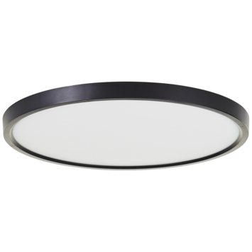 Brilliant LED plafondlamp Galo zwart Ø40 cm 3000 lm