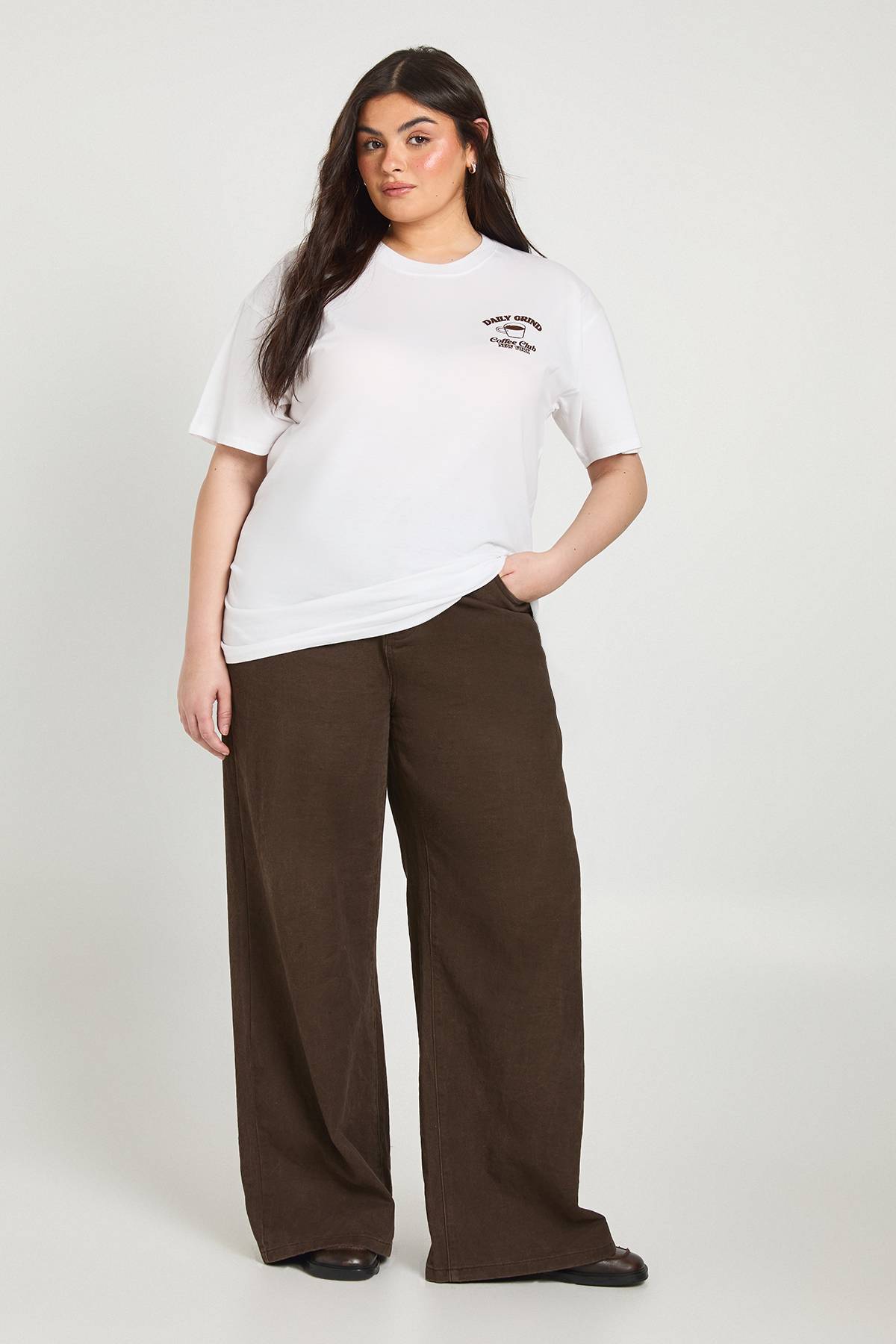 boohoo T-shirt Graphique Plus Daily Grind New York
