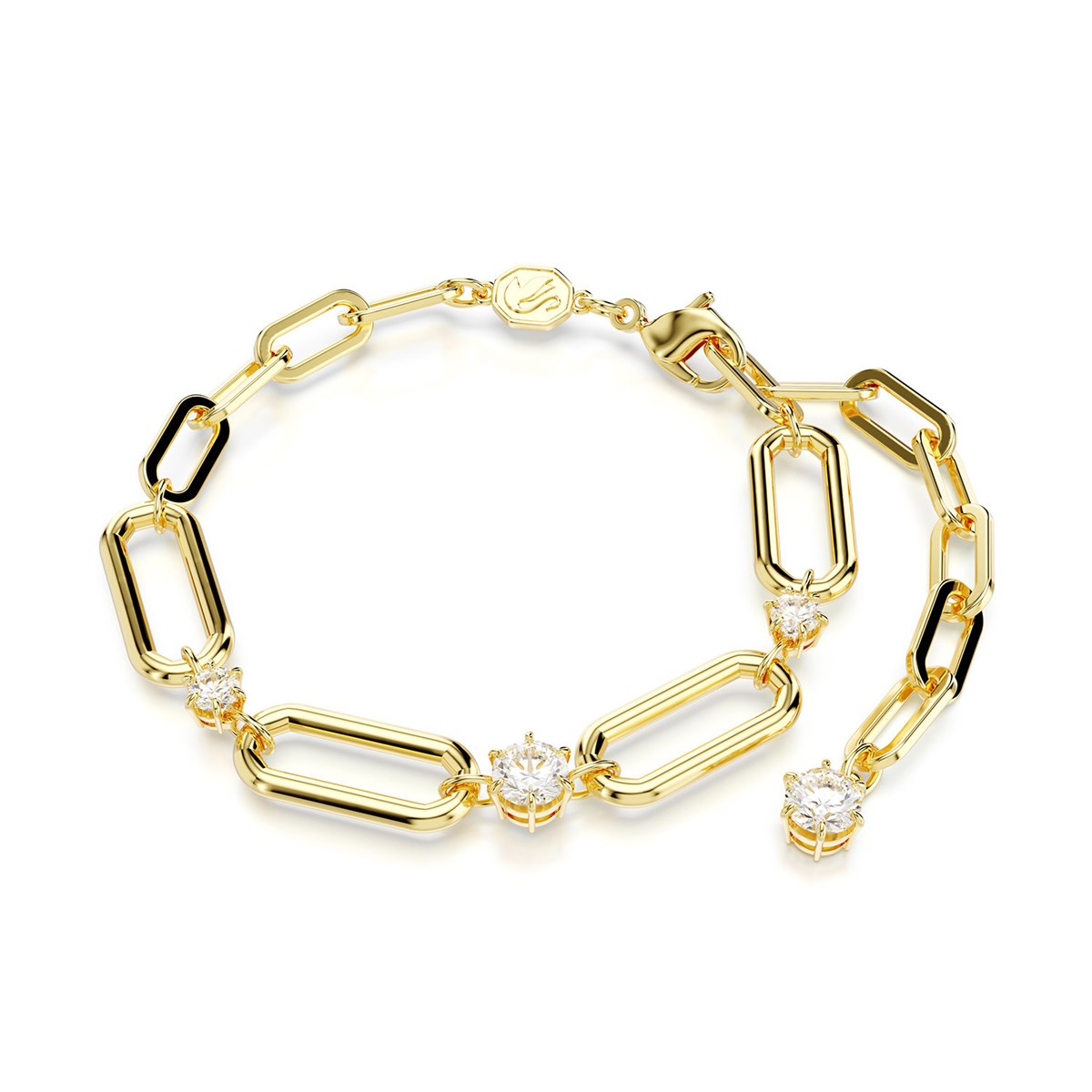 Bracelet Swarovski Constella chaine doré
