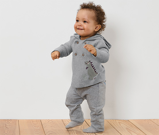 Baby-Strickjacke mit Applikation
