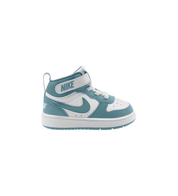 Nike Court Borough Mid 2 CD7784 WHITE-DENIM-TURQ