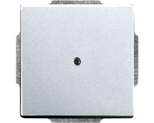 Busch-Jaeger 1742-83 Blinde middenschijf met steunring Future Linear aluminium zilver