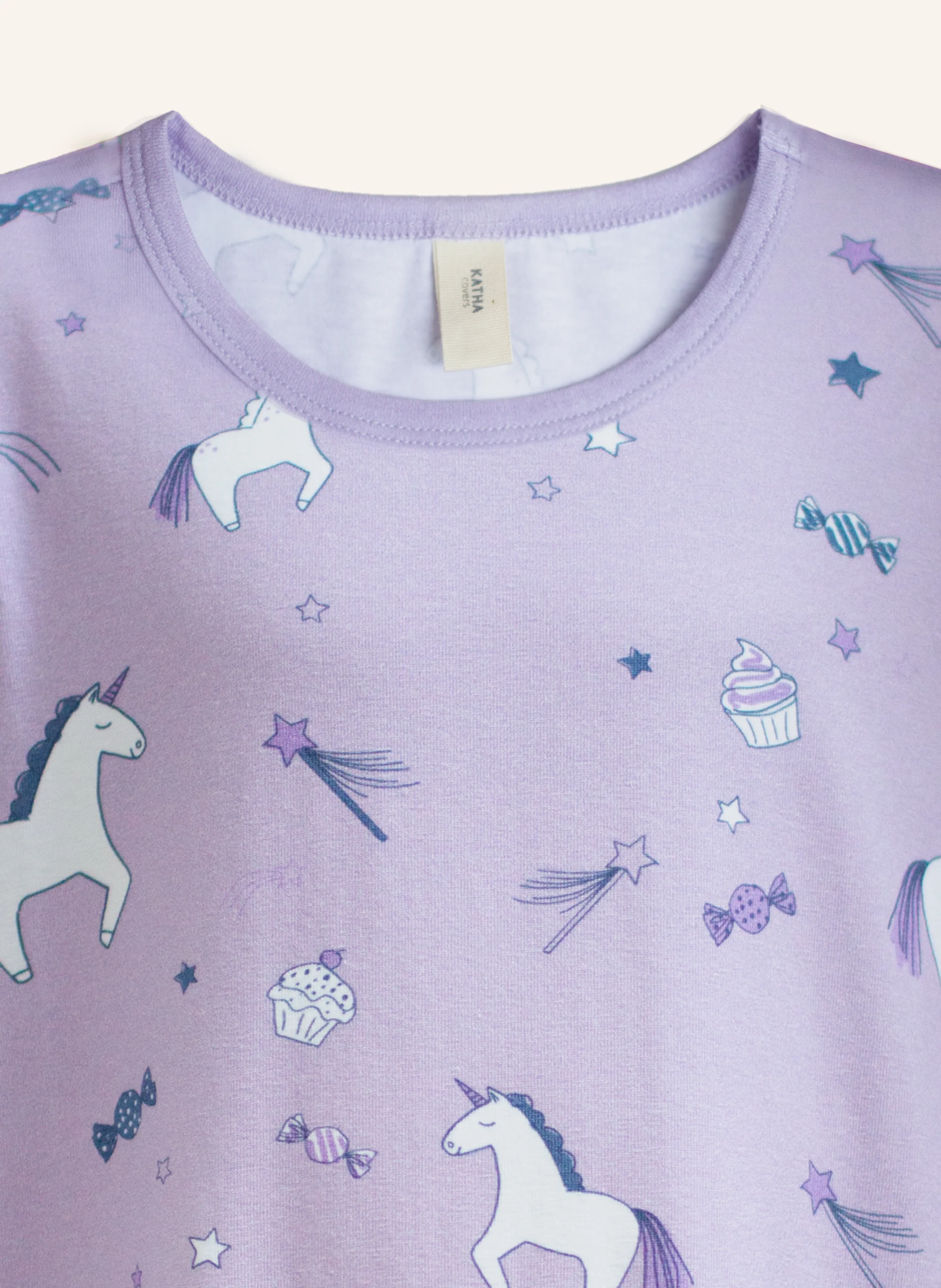 KATHA Covers Nachthemd EINHORN