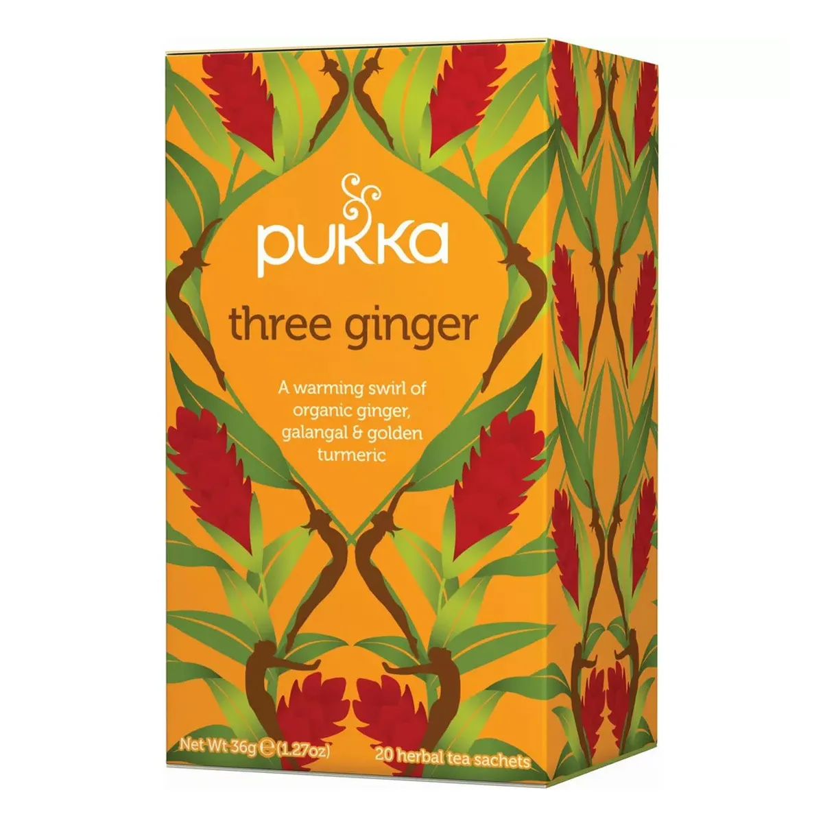 Pukka Three Ginger te Ø - 20 breve