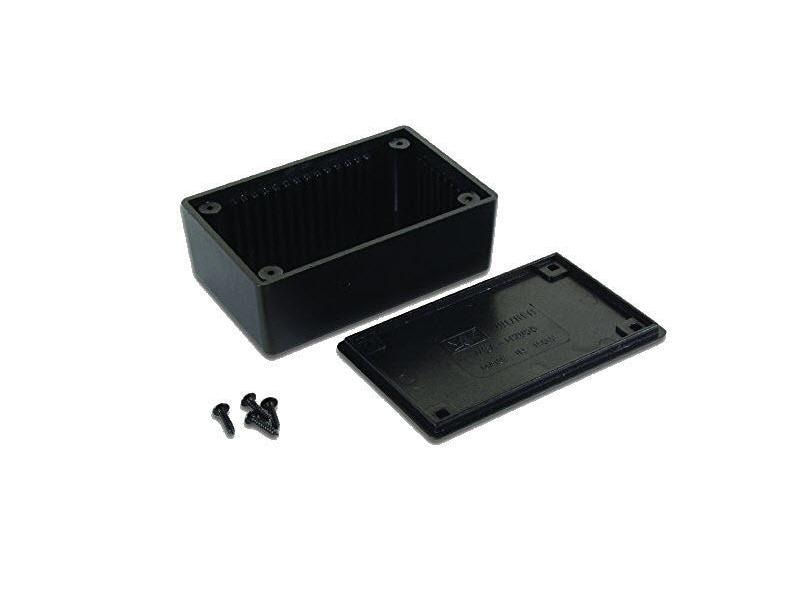 Velleman Gehäuse WCAH2855, 85x55x30mm Schwarz ABS-Plastikgehäuse, Schwarz