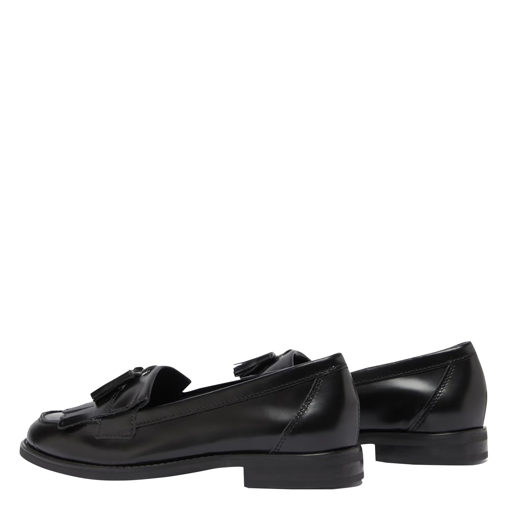 NELLE - Mocassins en cuir | Noir