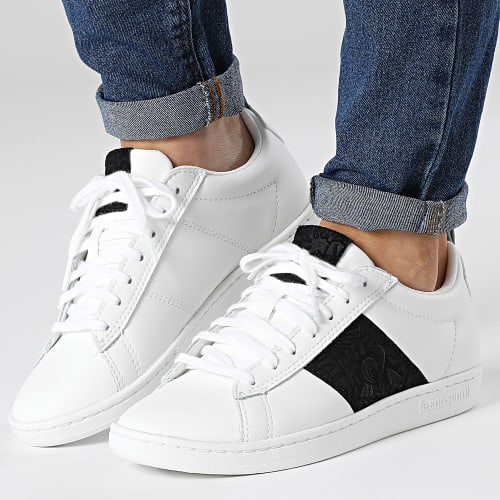 Baskets Femme Court Classic Plants 2310130 Optical White Black