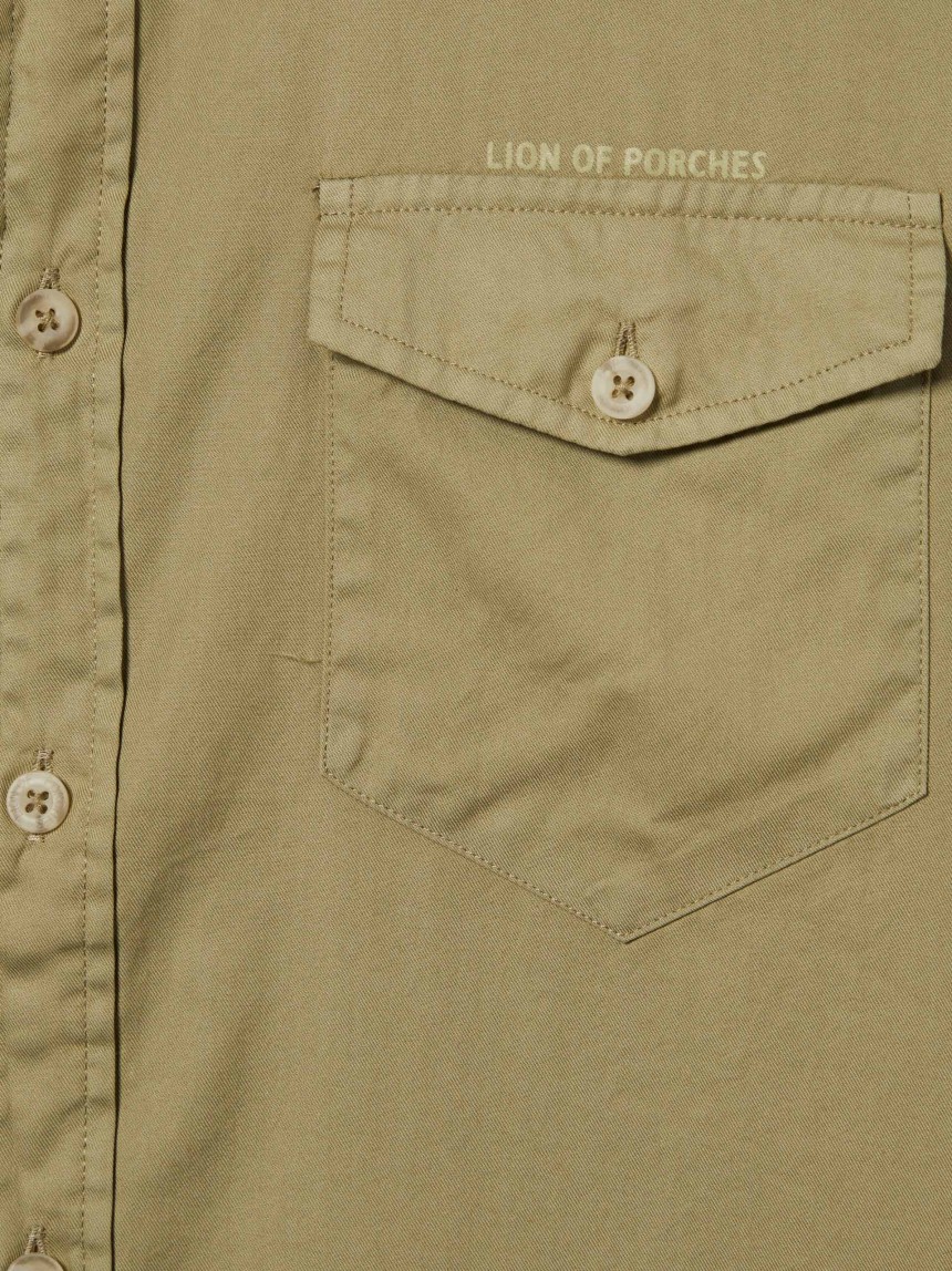 Camisa slim fit de manga curta