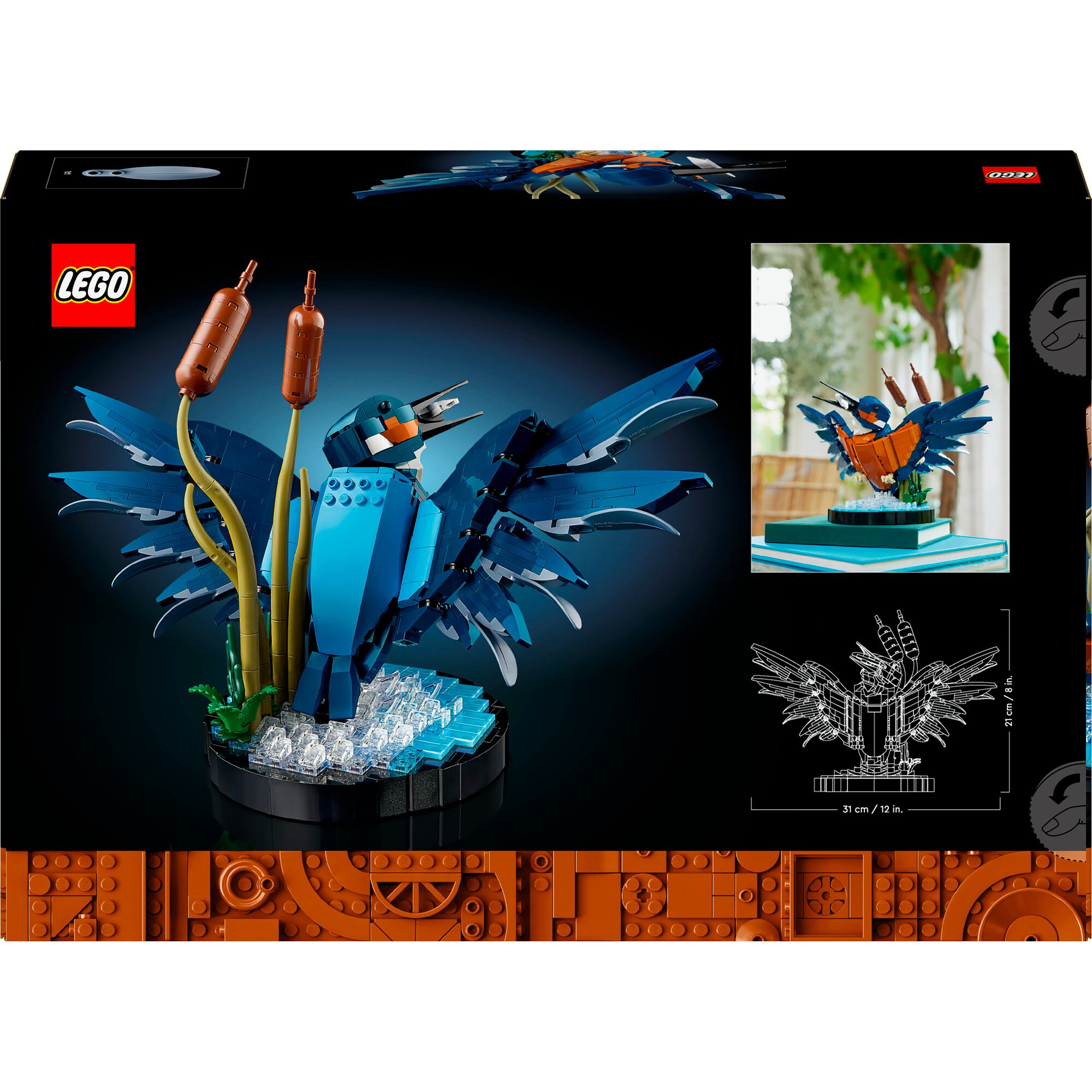 LEGO Konstruktionsspielzeug Icons Eisvogel