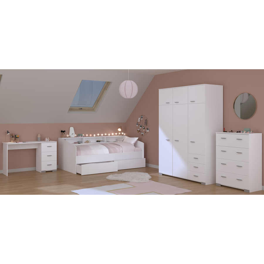 Parisot Kinderzimmer 5-tlg. Sleep 40 Weiß Weiß