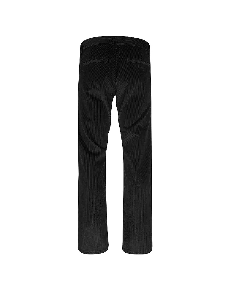 PEGADOR Cordhose  Straight Fit  schwarz