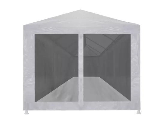 Tente de réception avec 10 parois en maille 12 x 3 m