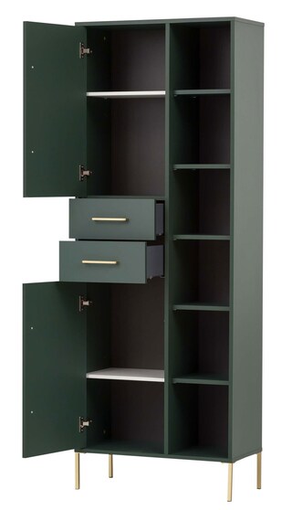 Hochschrank 67,1 x 184,3 cm KENT Waldgrün