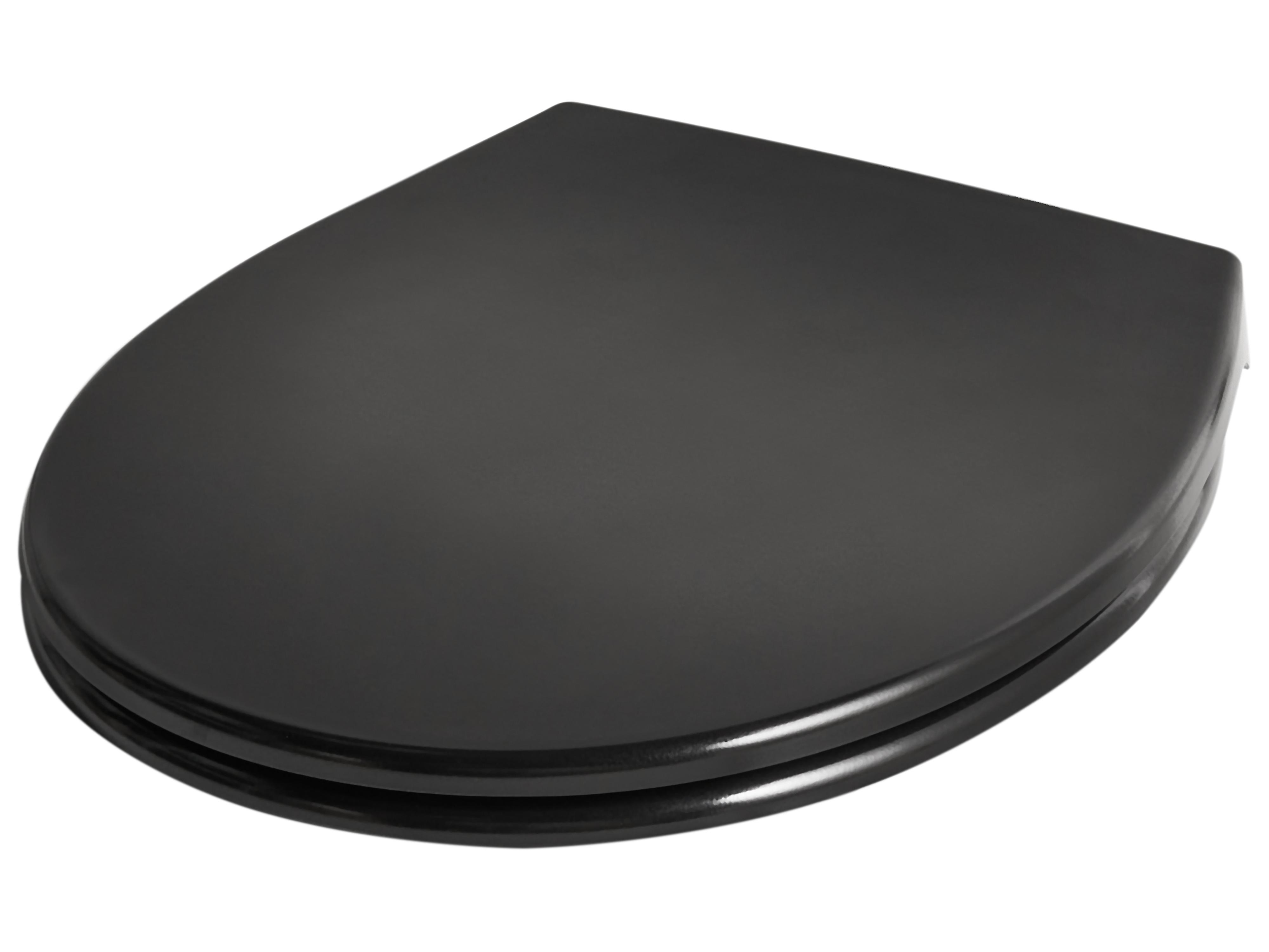 Toiletbril PAPURI soft-close Duroplast Zwart