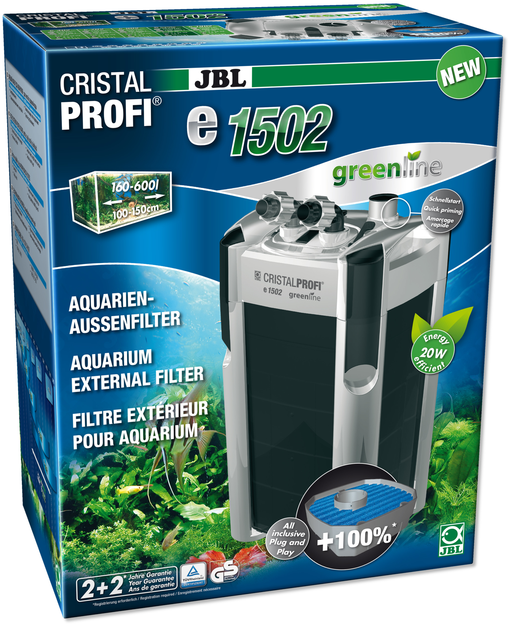 JBL CristalProfi e1502 Greenline   filterbacteriën