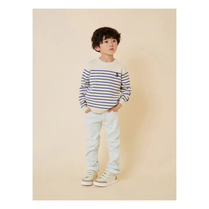 Bonpoint Pull Marinière Crofton Laine | Bleu marine