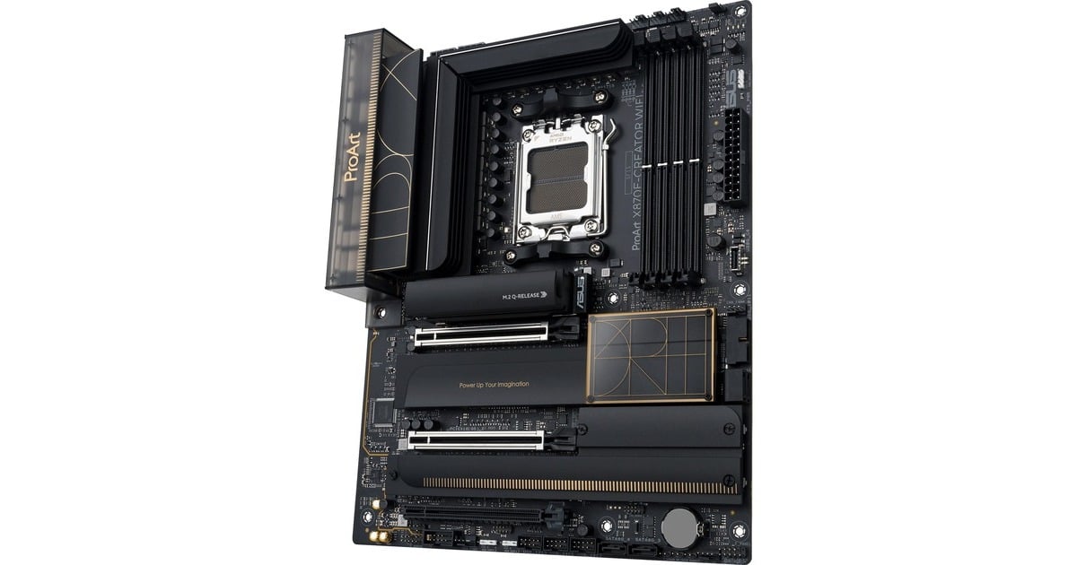ASUSProArt X870E-CREATOR WIFI socket AM5 moederbord  (2.5Gb-LAN, Wi-Fi 7, BT, Sound, ATX)