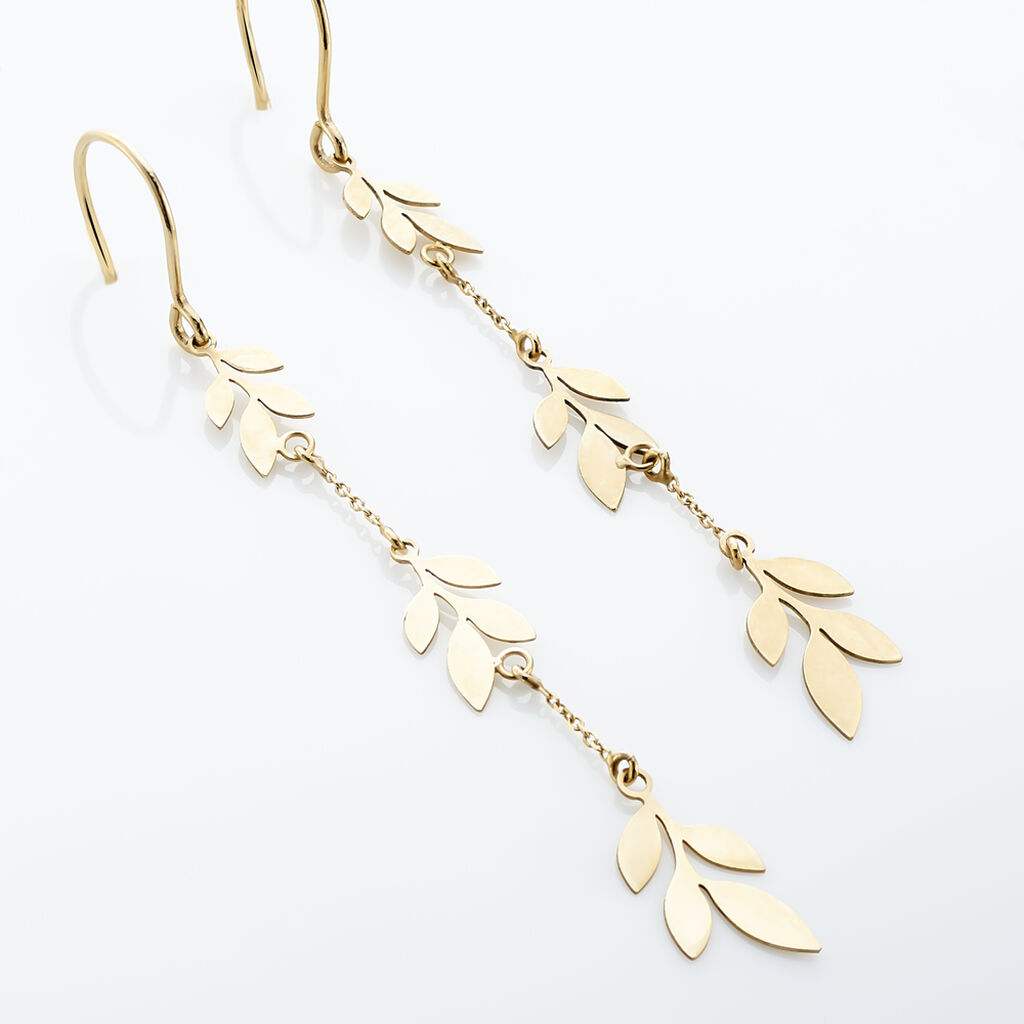 Boucles D'oreilles Pendantes Edinna Or Jaune