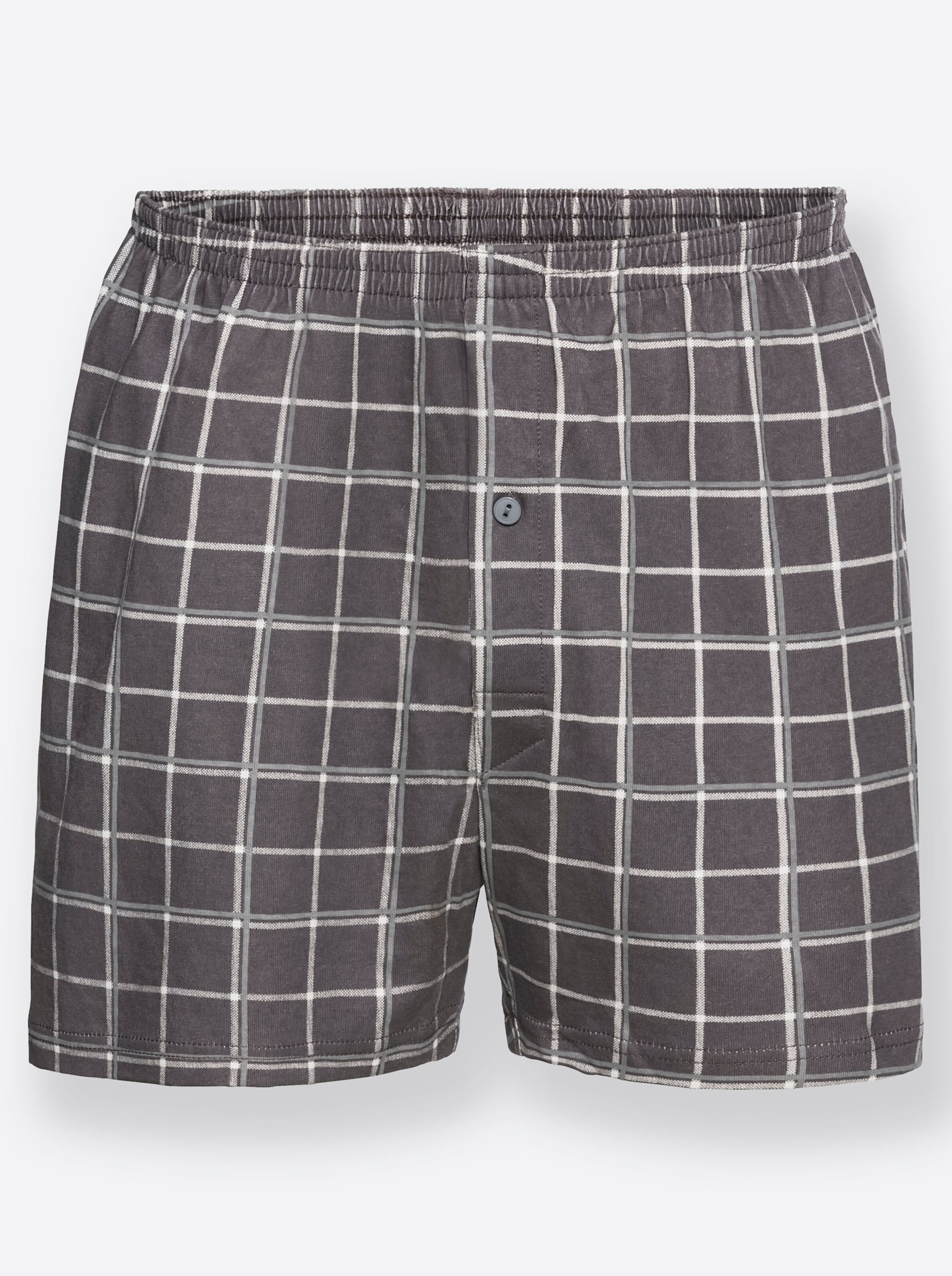 KINGsCLUB Boxershorts in grau-sortiert