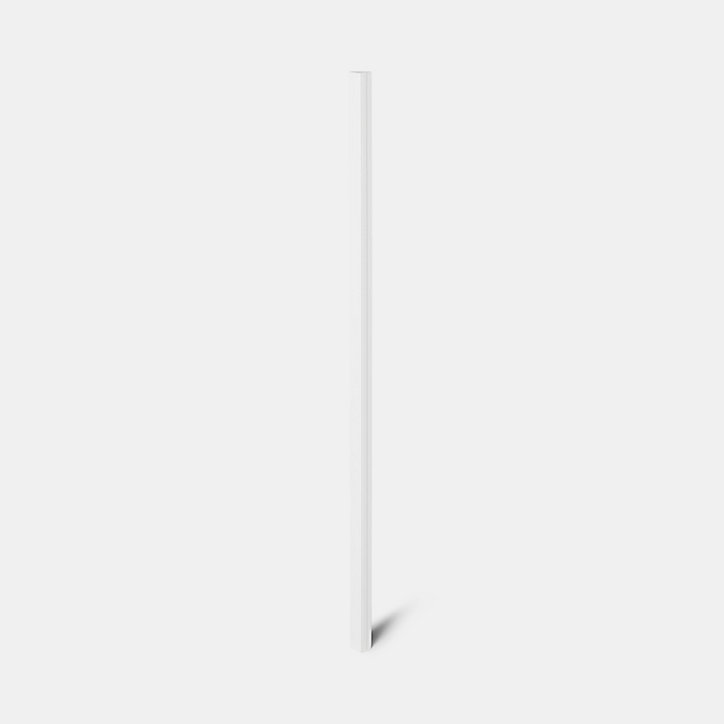 Fileur d'angle GoodHome Artemisia blanc H. 71.5 cm x l. 20.5 mm x Ep. 18 mm
