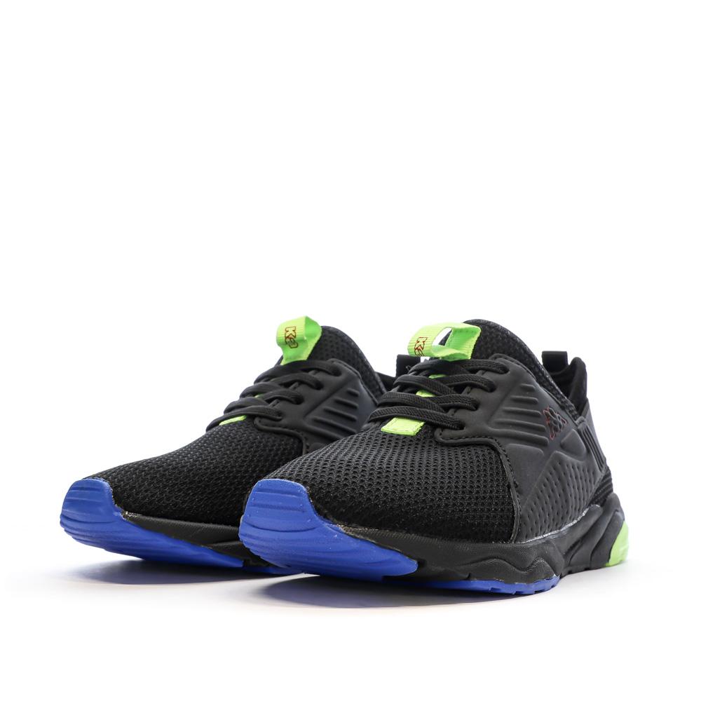 Kappa Baskets Noires/Bleu/Vert Garçon Kappa San Puerto