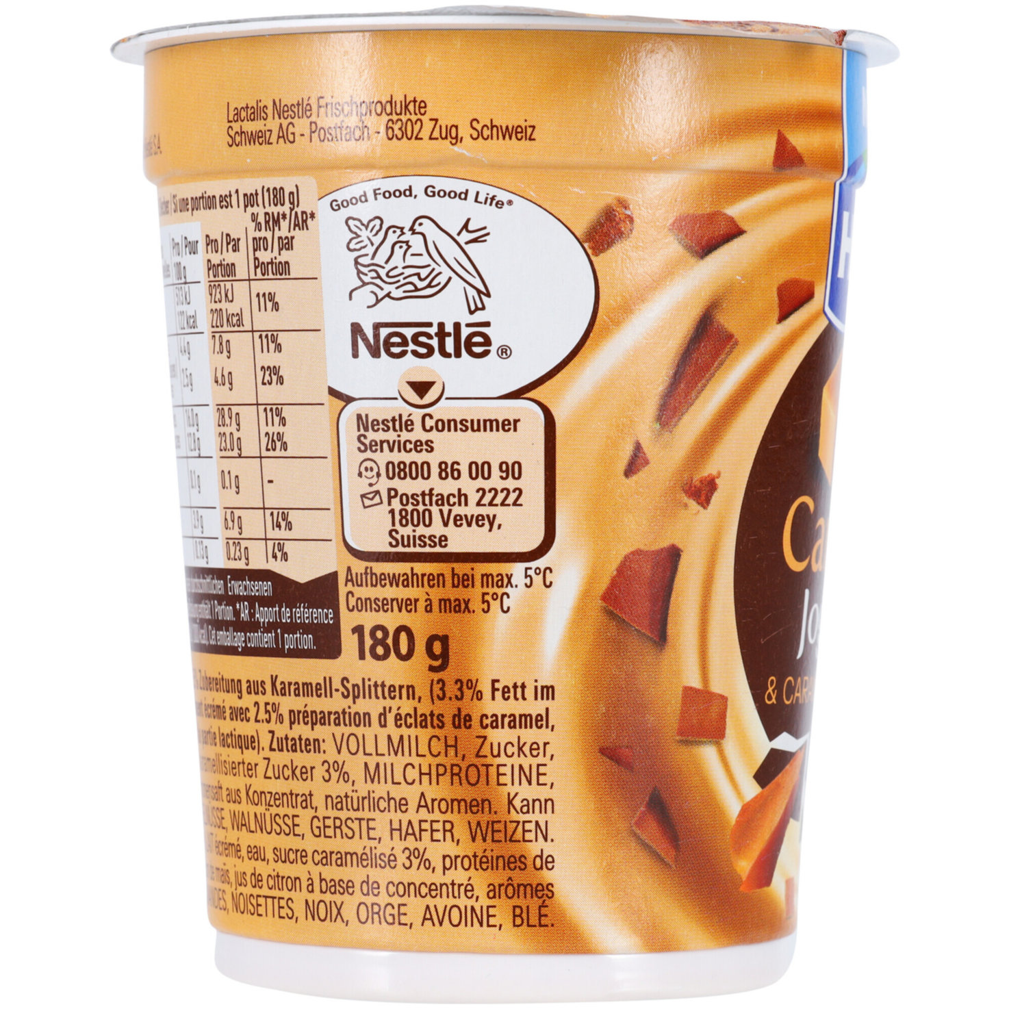 Hirz Joghurt Caramel 2x180g