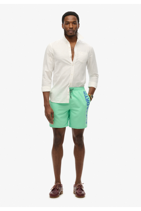 Superdry groene heren korte broek