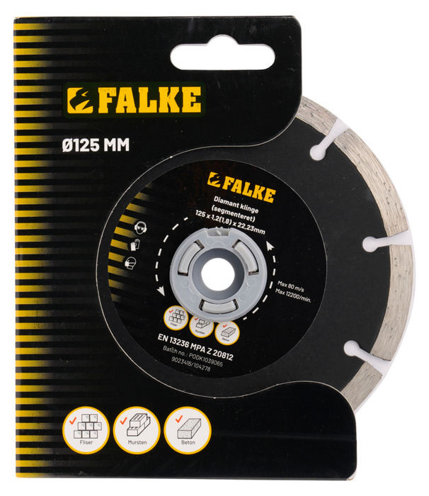 Falke diamantklinge Ø125 mm