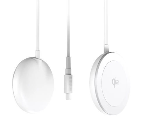 Andersson Qi2/Magnetic Wireless Charge Cable 15W white 1m