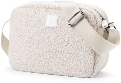 Elodie Cross Body Stelleveske, White Bouclé