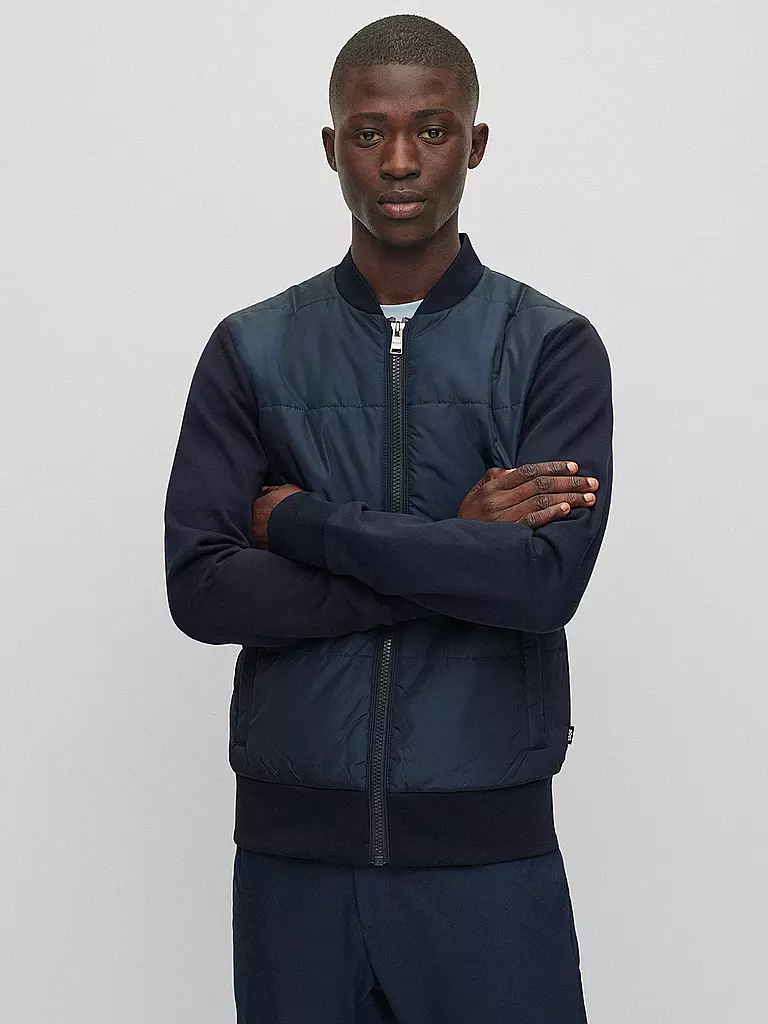 BOSS Hybridjacke Skiles 38 dunkelblau