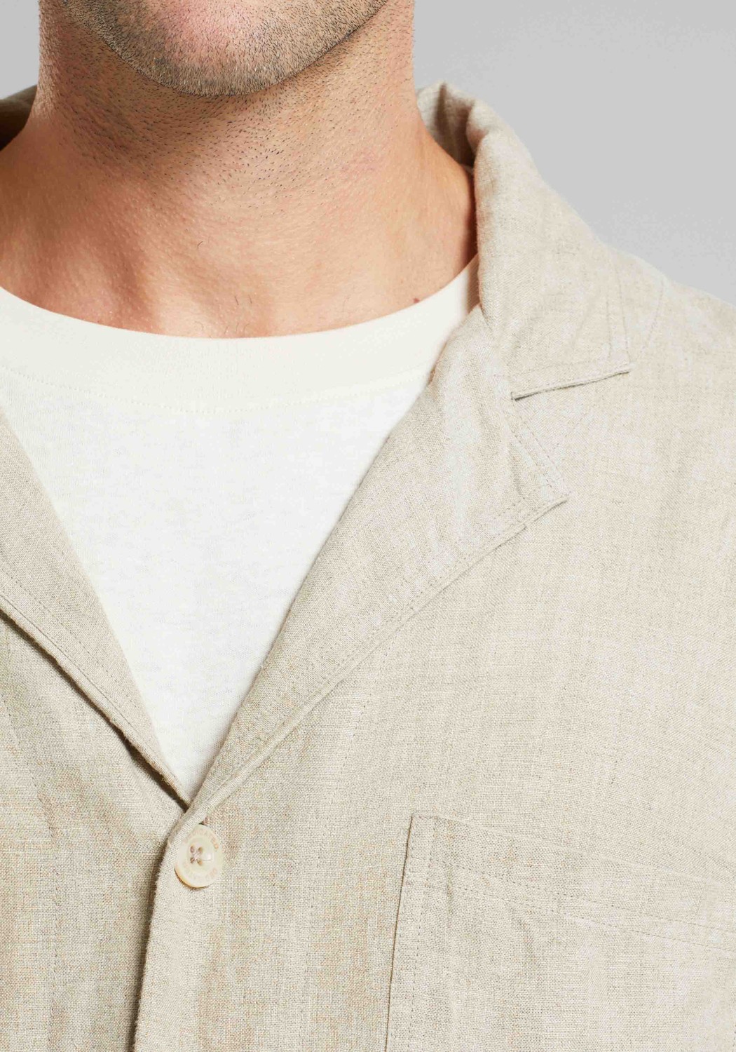 Dedicated Blazer Hornstull Linen Ecru