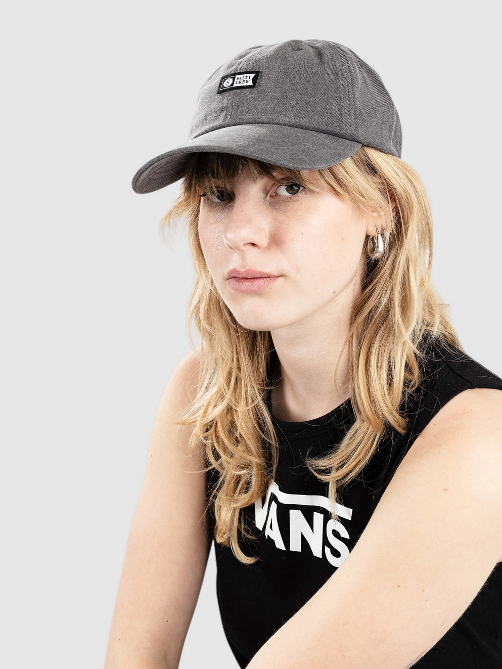 Salty Crew Beached Dad Hat charcoal