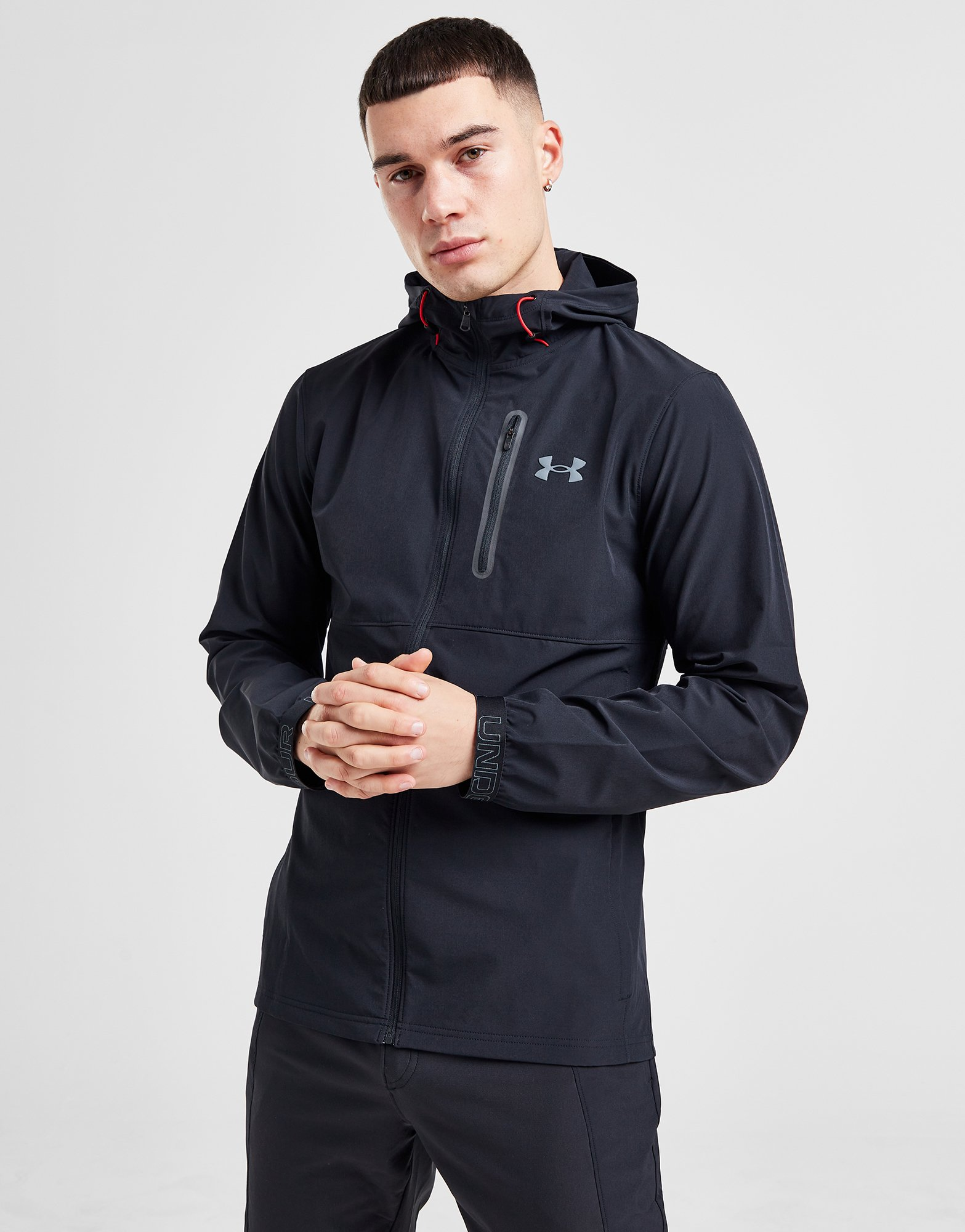 Under Armour Sweat à capuche Vanish Woven Zippé Homme