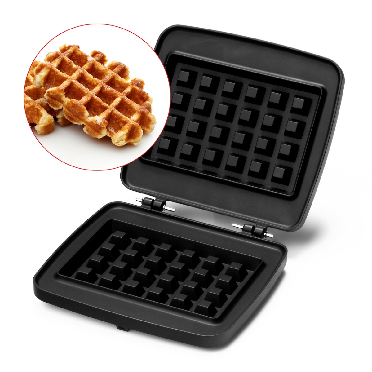 Frifri FM0021 Bakplaten Brusselse/Luikse wafels 4X6