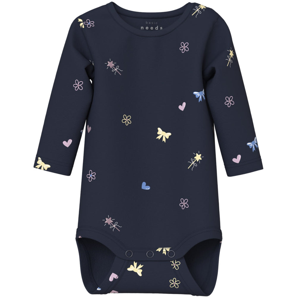 Køb Name It Navy Blazer Bow And Hearts Vandora Body