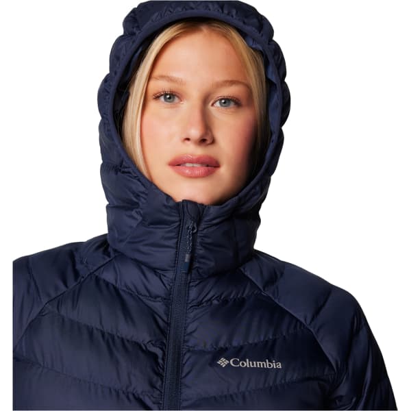 Doudoune randonnée COLUMBIA W POWDER LITE II HOODED JACKET COLLEGIATE NAVY