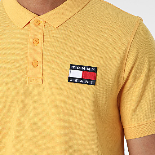 Polo A Manches Courtes Tommy Base Lighweight 0327 Jaune