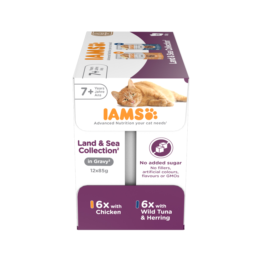 IAMS Delights Senior Cat Natvoer