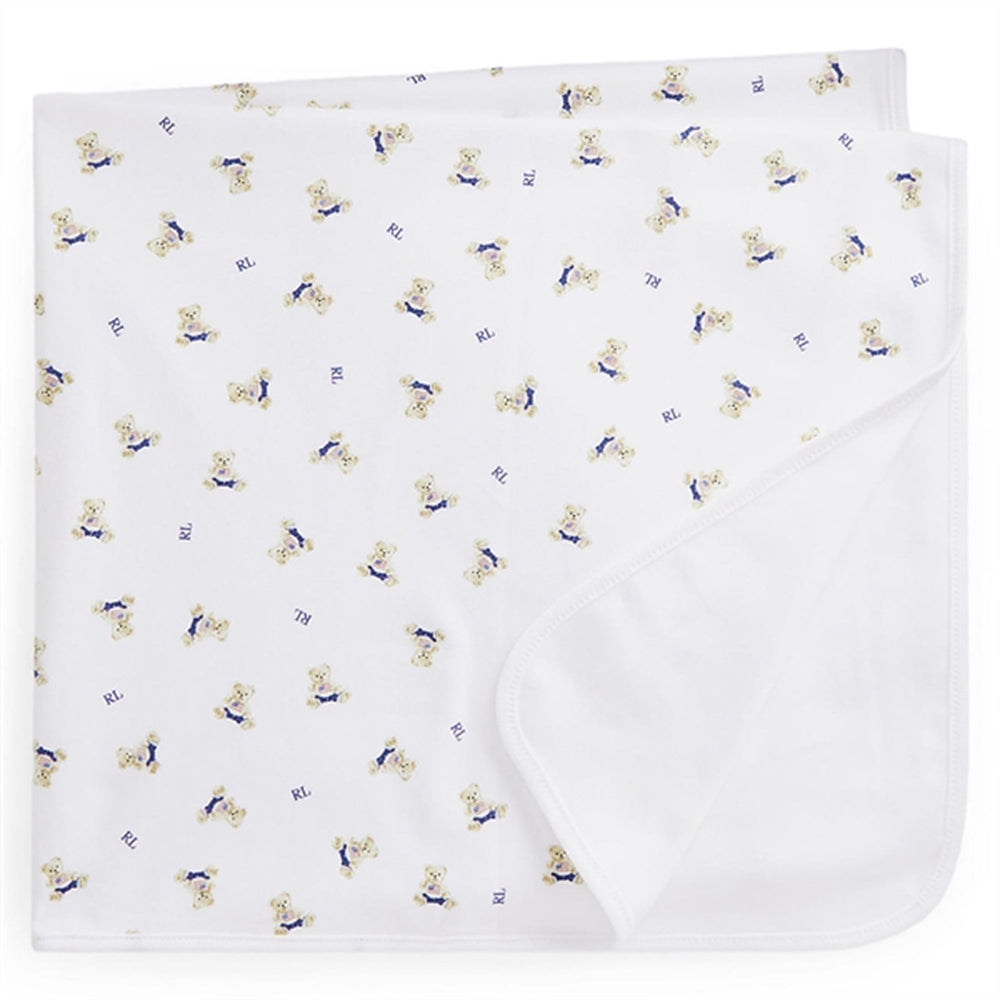 Boy Blanket White/Blue Multi