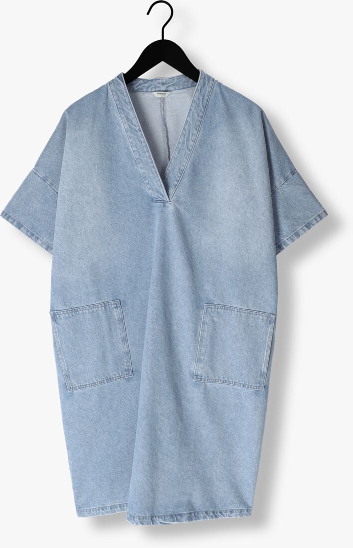 lichtblauwe penn & ink mini jurk dress