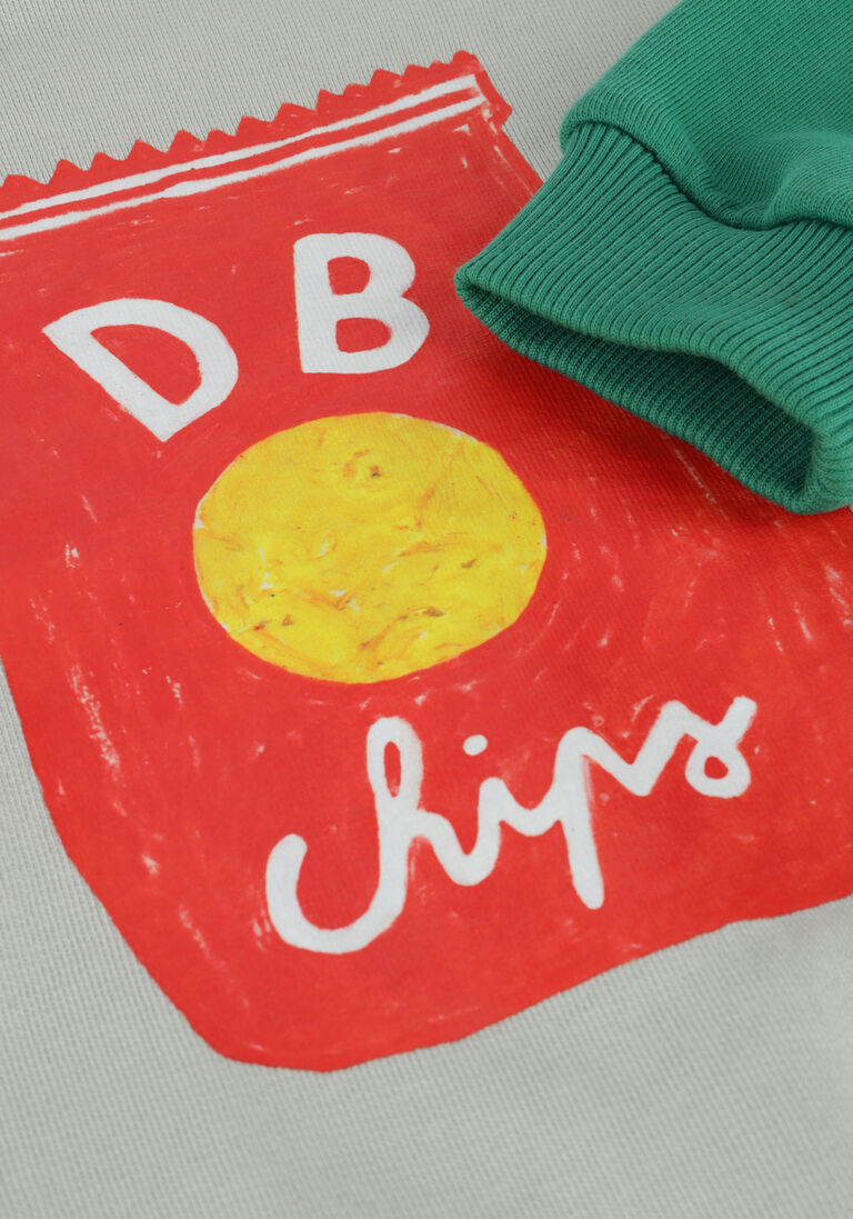DAILY BRAT groene daily brat sweater daily chips sweater