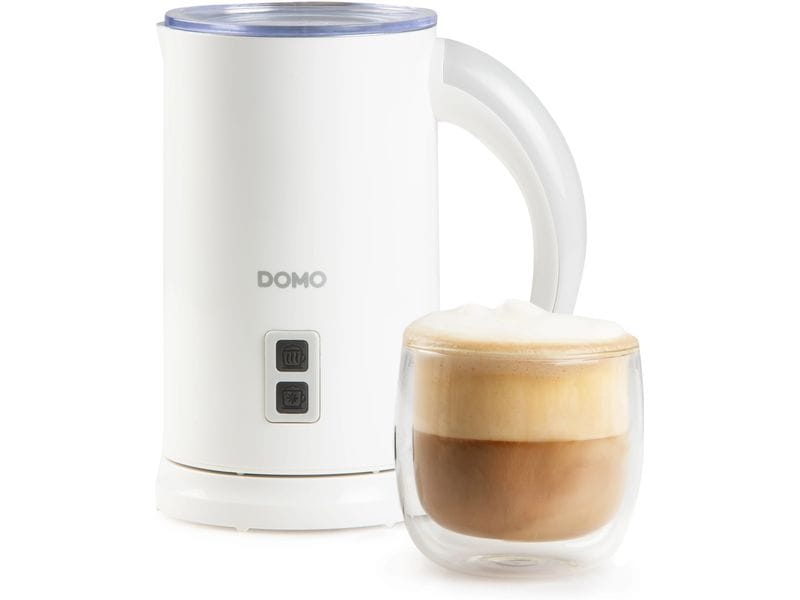 Domo Milchschäumer DO731MF Weiss Elektrischer Milchaufschäumer