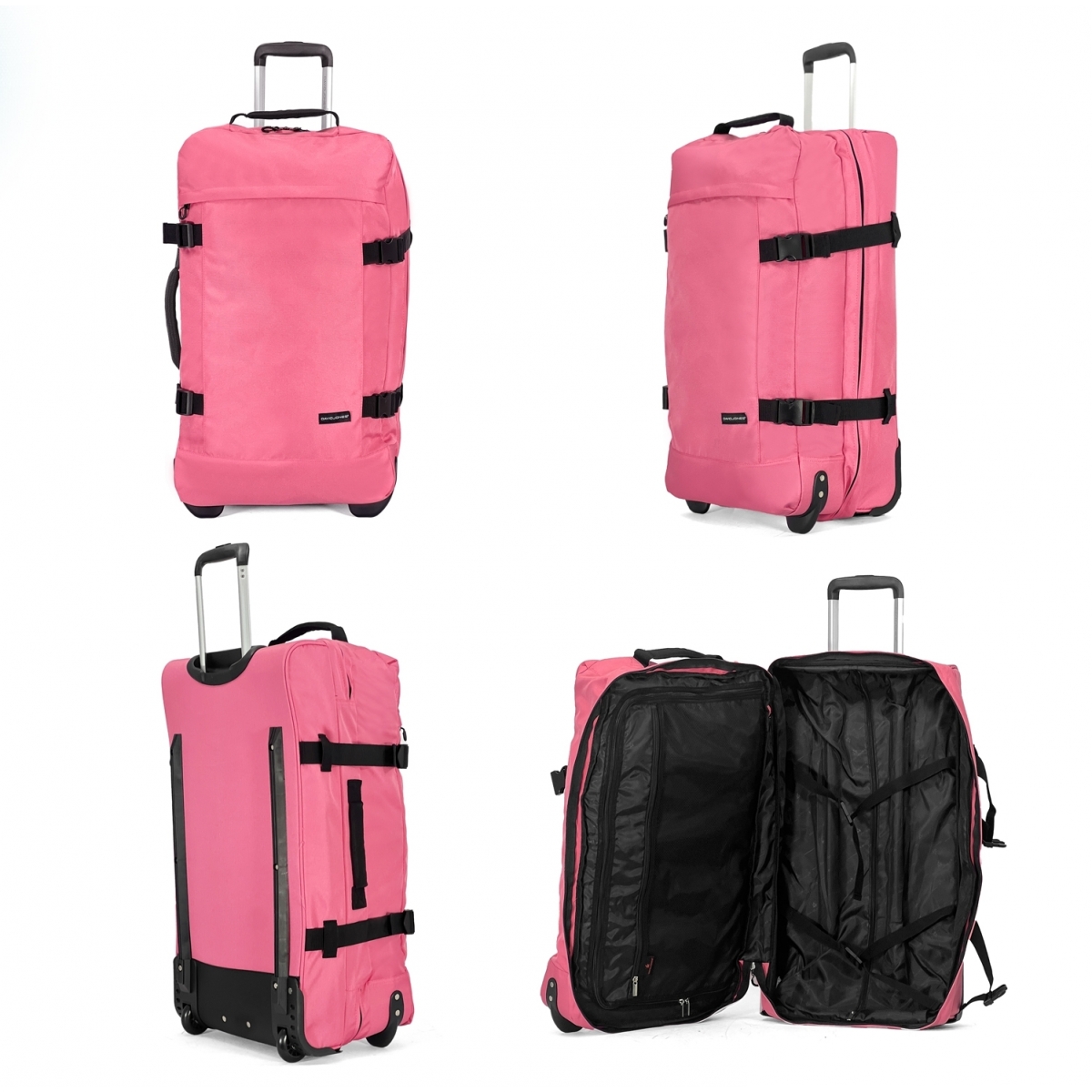 David Jones Sac de voyage cabine à roulettes 74L double compartiment David Jones taille L 70cm
