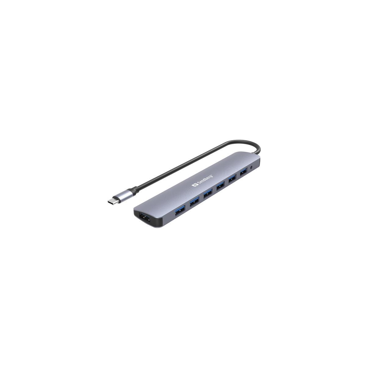 Sandberg USB-C til 7 x USB 3.0 Hub